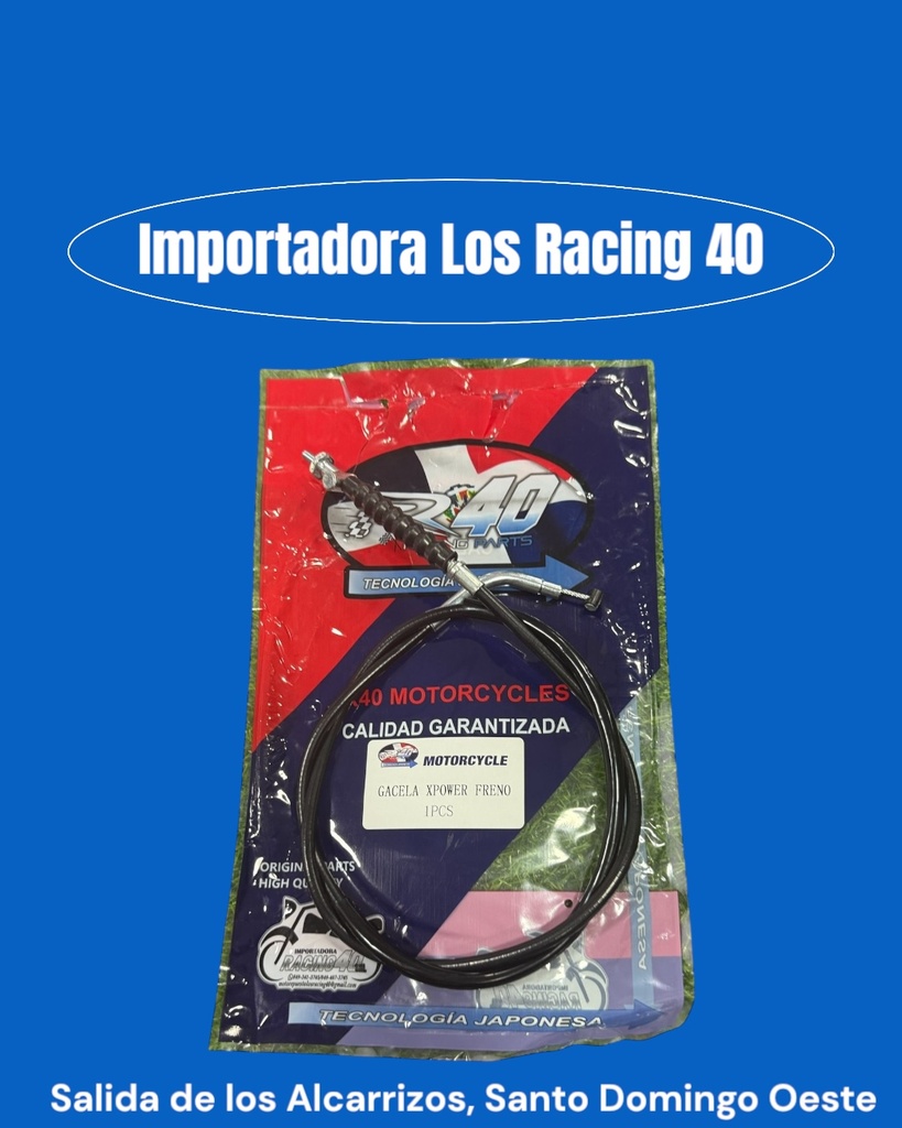 CABLE FRENO GACELA DELANTERO XPOWER R40